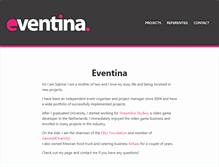 Tablet Screenshot of eventina.nl